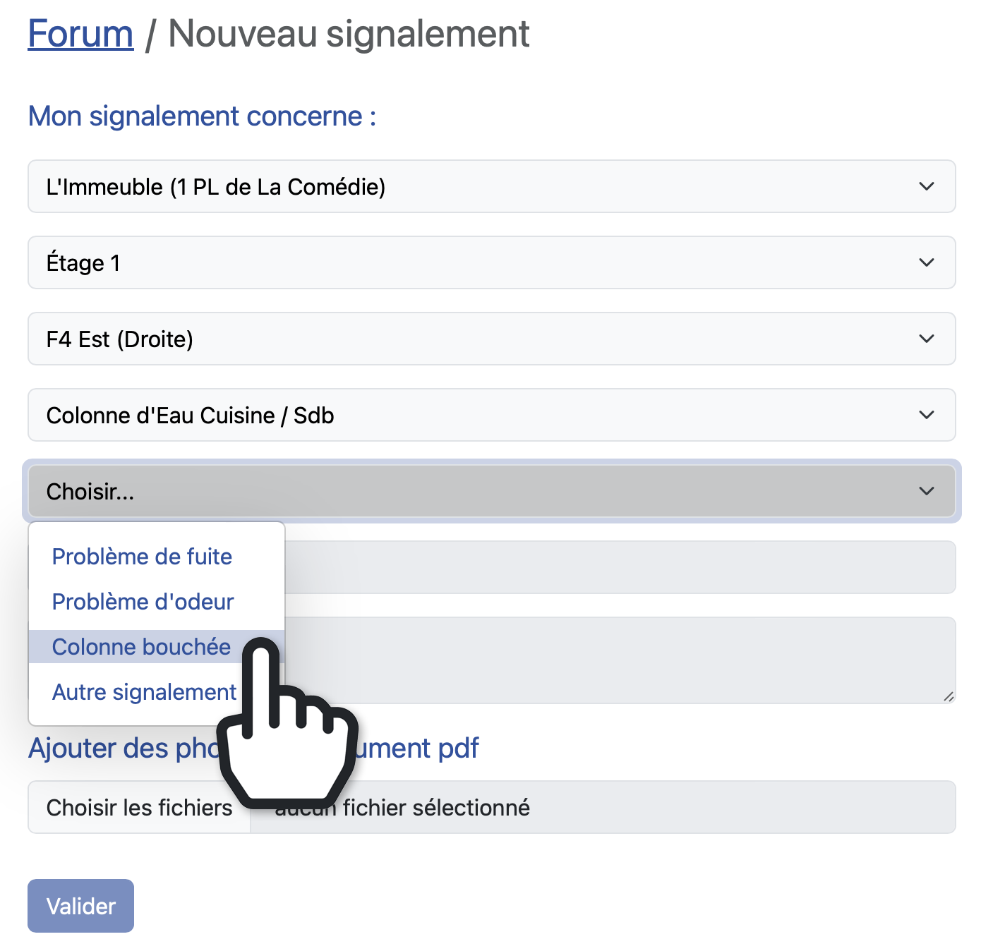 Interface Domino : , mémoire opérationnelle.